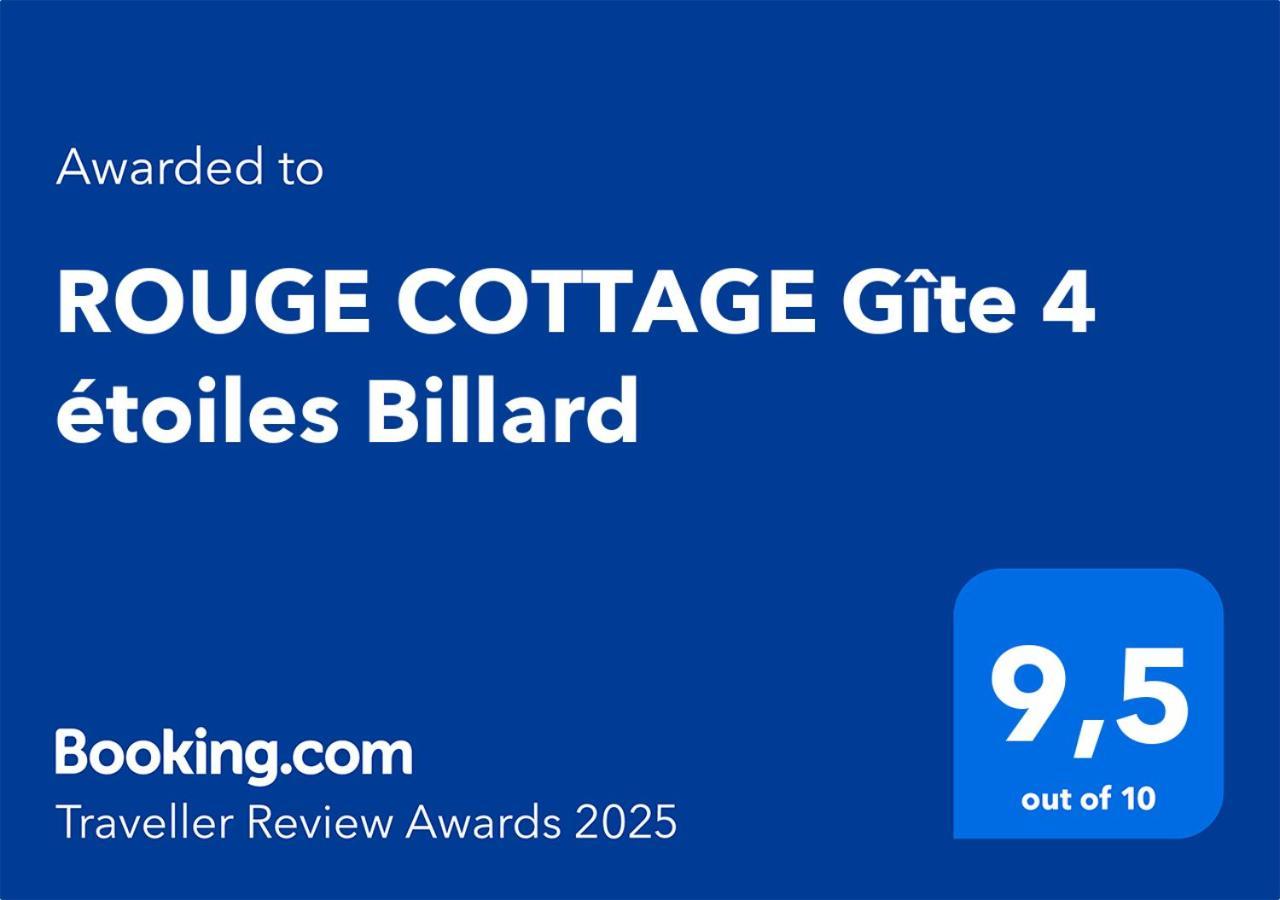 ROUGE COTTAGE Gîte 4 étoiles Billard Gueutteville-les-Gres Extérieur photo